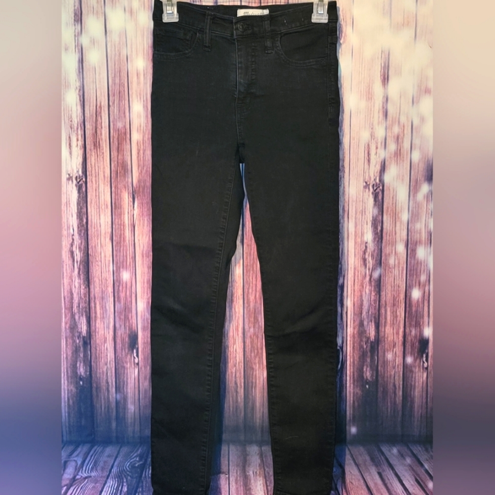 Madewell - Size 24 - Roadtripper Black Skinny Jeans - GUC